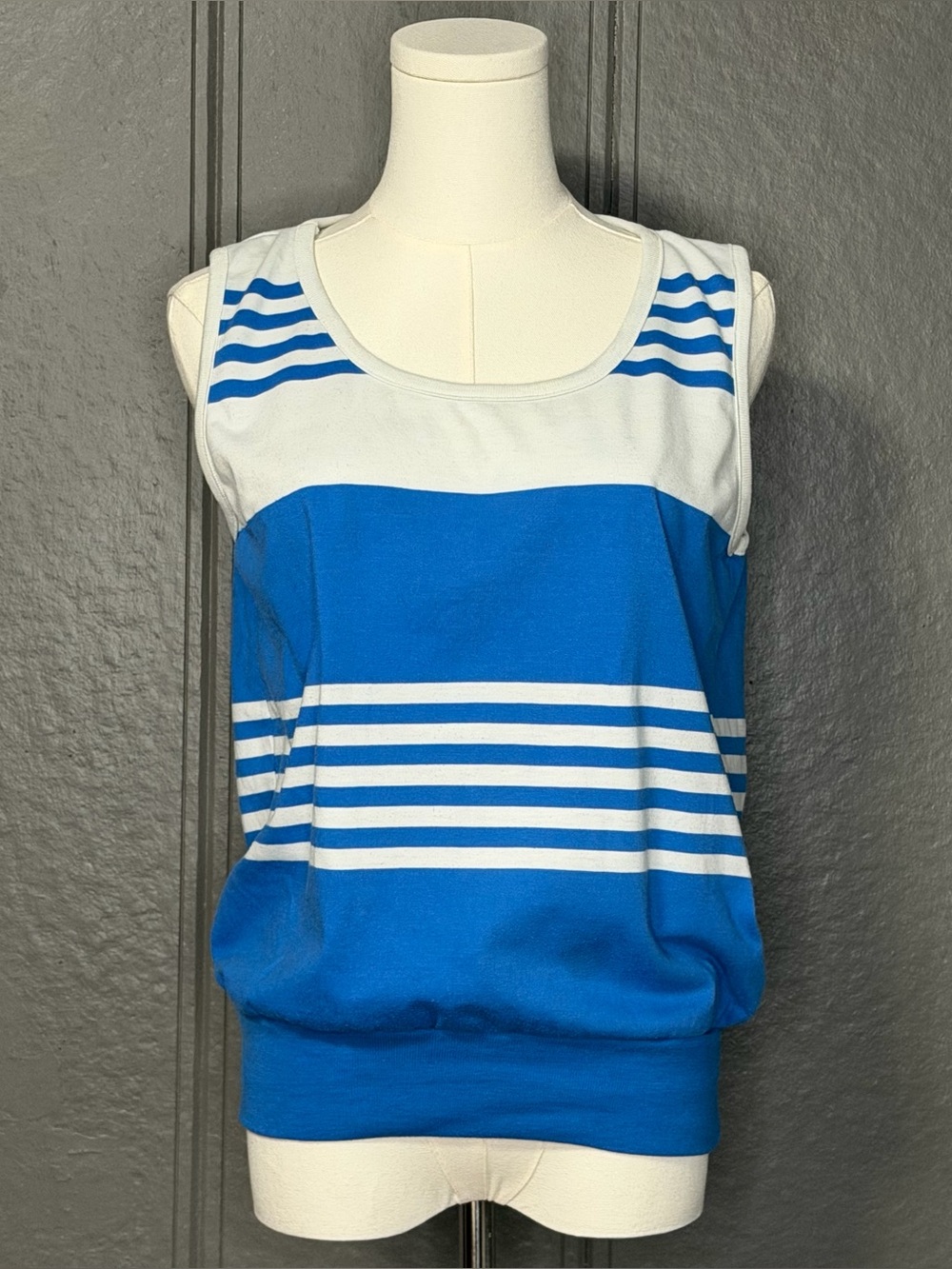 Vintage Winners Choice Striped Tank Top